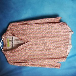 Print cotton knit tunic size S
